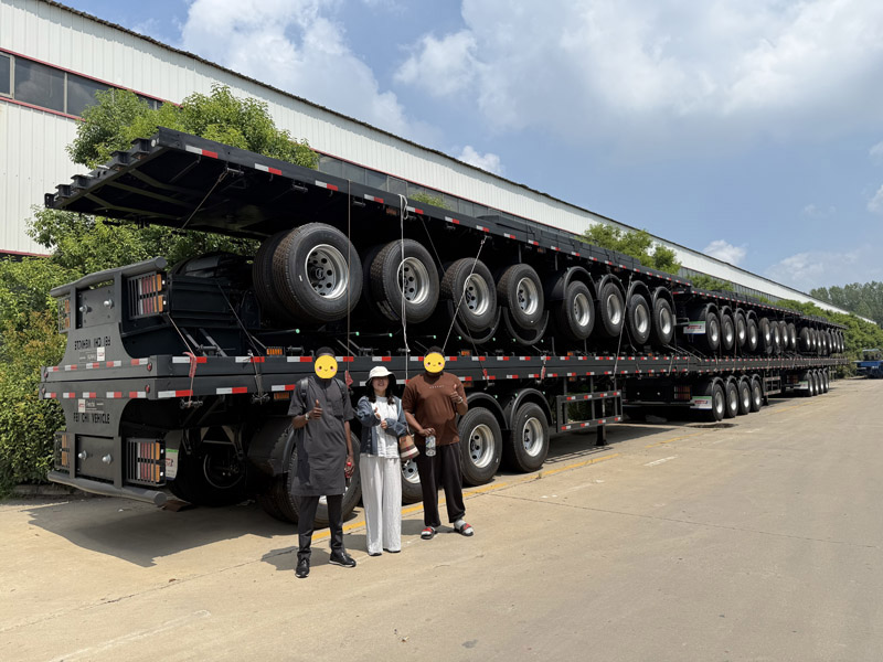 Luyi-fabriek verwelkomt Beninese gasten: de productielocatie voor opleggers luidt een nieuw hoofdstuk van samenwerking in