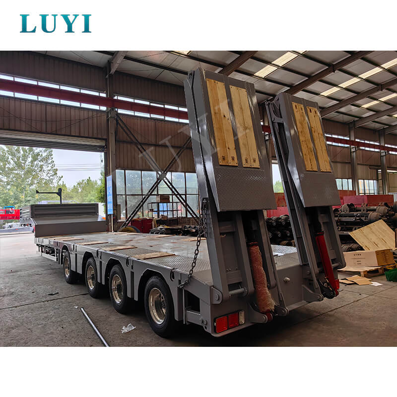 Van Shandong tot Centraal-Azië! Louis 4-assige dieplader oplegger verscheept naar Oezbekistan