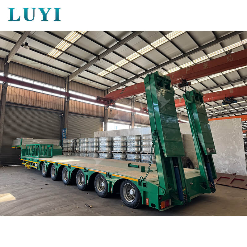 Aanpassingseisen op maat: Luyi 6-assige dieplader met succes verscheept naar Ethiopië