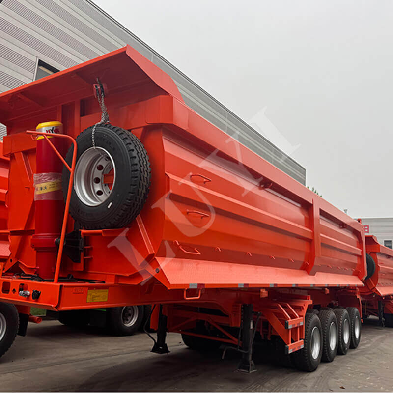 Precies aangepast aan de lokale behoeften werd de 4-assige dumpoplegger succesvol afgeleverd aan de Zambiaanse klant