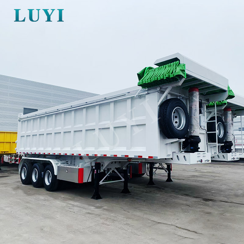 Witte 3-assige achterdumpoplegger: toepassingen, specificaties en koopgids voor bulkmateriaaltransport