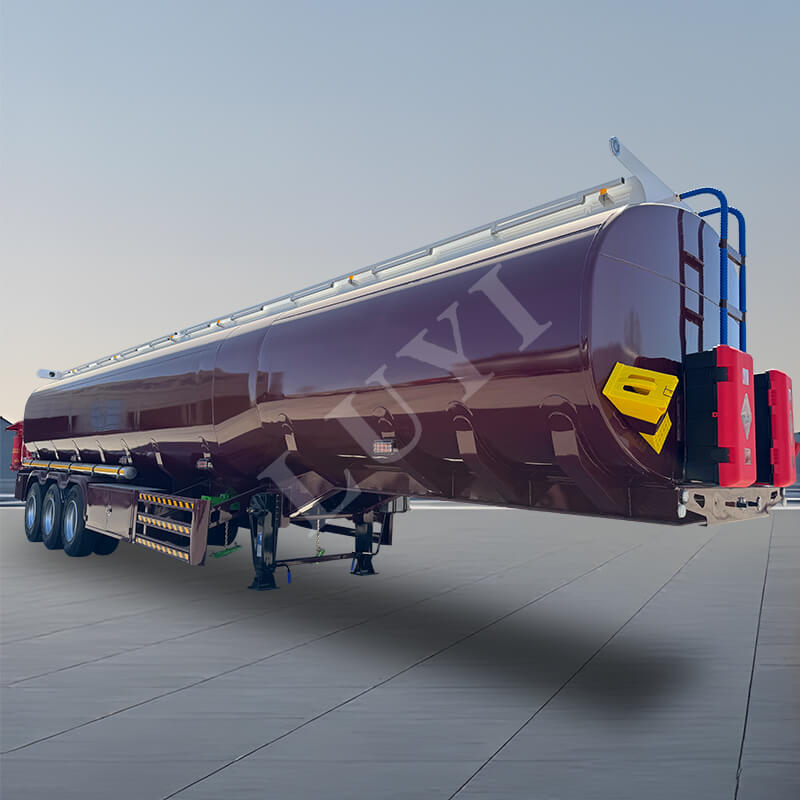 3-assige 0-kubieke koolstofstalen olietankoplegger