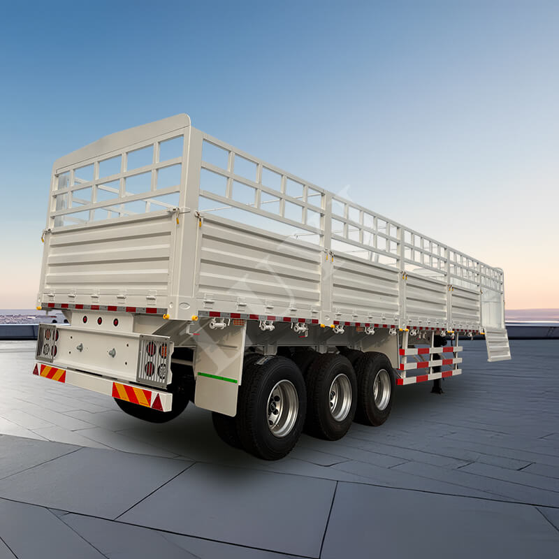 3-assige 1,5 meter dressoir oplegger voor het vervoeren van 80 ton multifunctionele zijwand dressoir vracht oplegger vrachtwagen