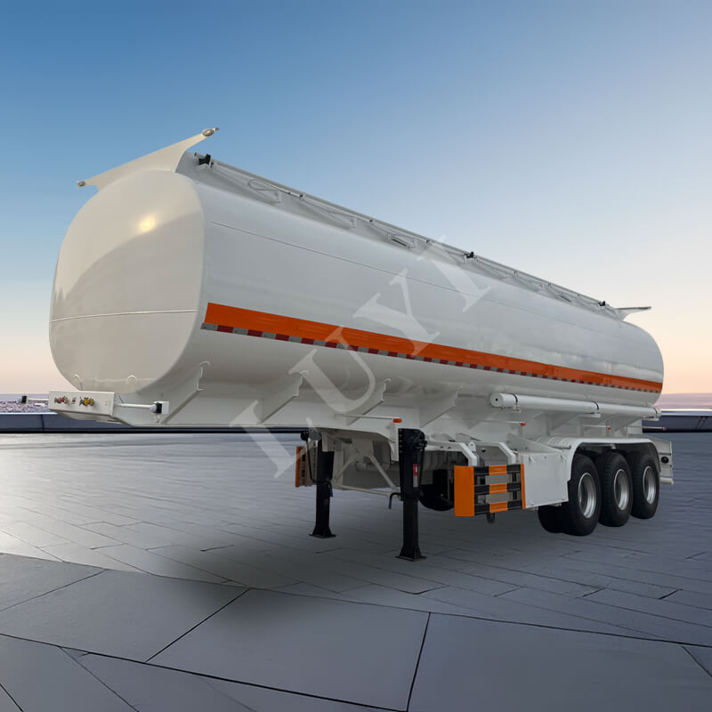 3-assige koolstofstalen olietankoplegger van 40.000 liter