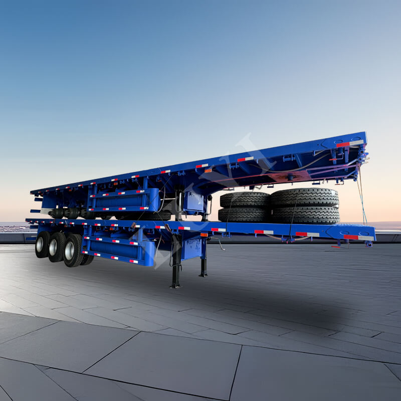 3-assige dieplader van 50 ton te koop