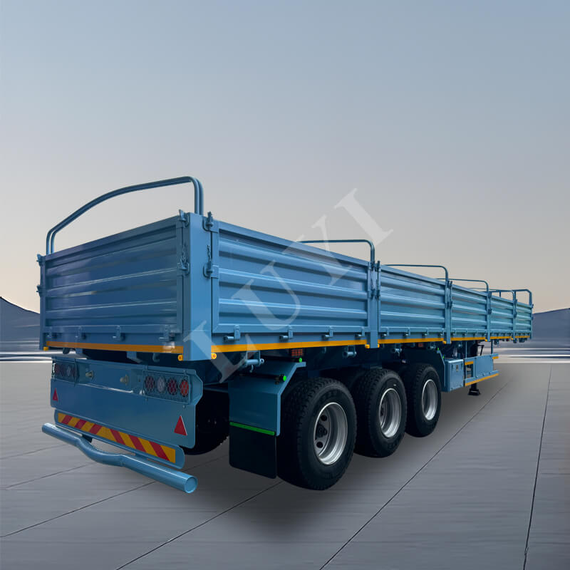 3-assige rongenoplegger van 60 ton voor droge bulklading