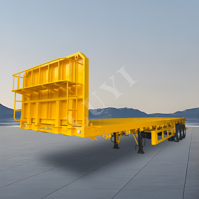 3-assige dieplader met een laadvermogen van 40 ton