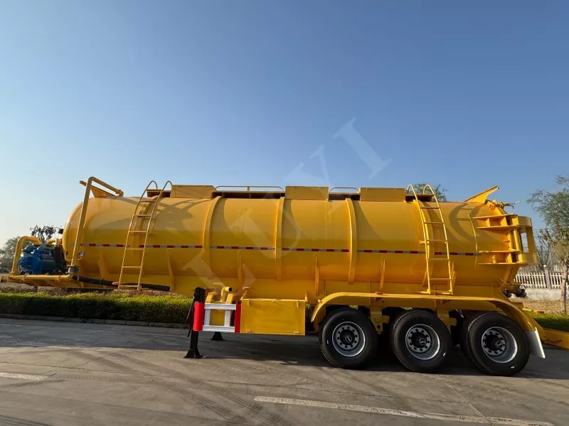 3 Axle riolering tanker