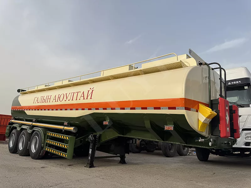 35000 liter 3 Axle Oil Benzine Tanker Stalen aanhangwagen