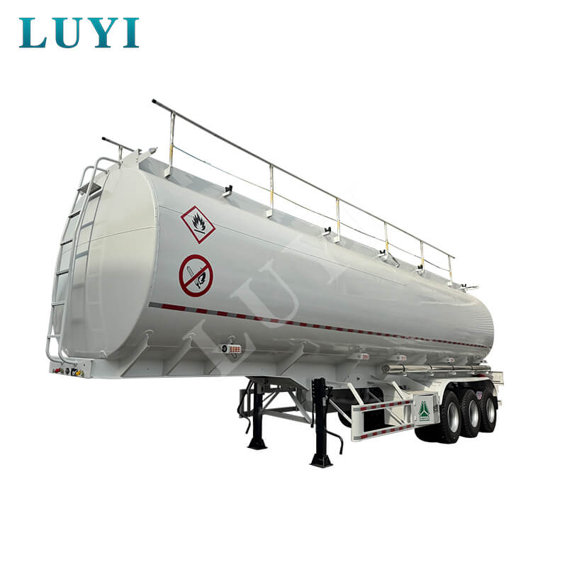 42.000 liter aluminium brandstoftank oplegger 3 assen