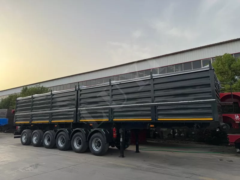 6 Axle Sidewall Semi-oplegger