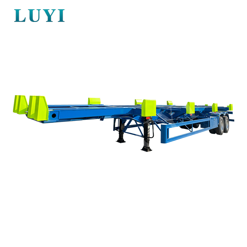 Skeletoplegger voor dockcontainertransport van 60 ton