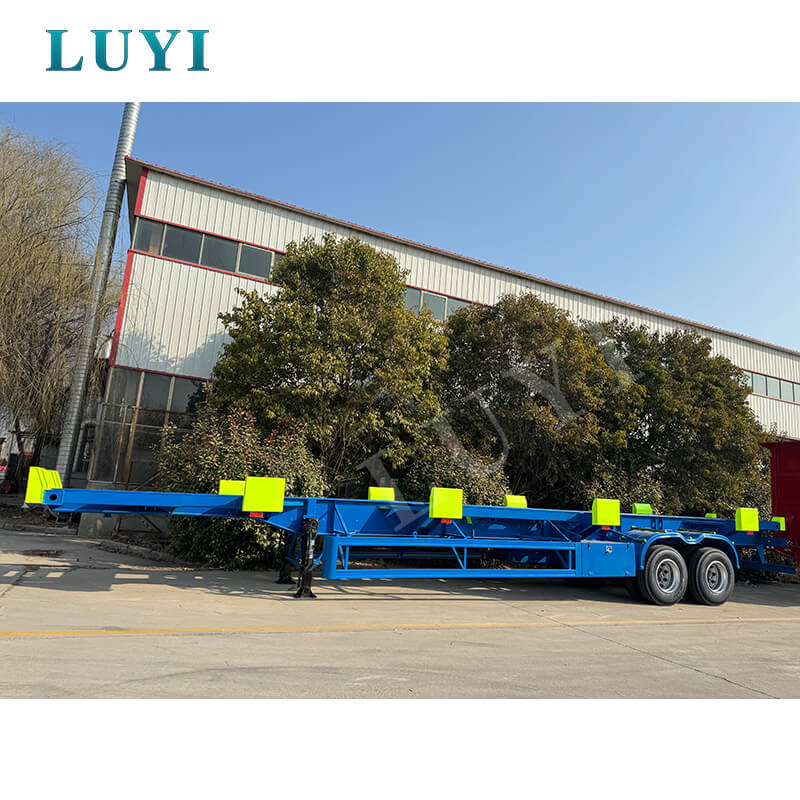 60 ton Dock Container Transport skeletoplegger te koop