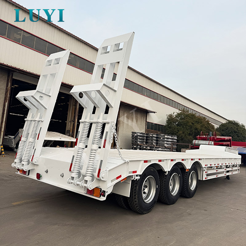 80 ton Lowboy zwanenhals dieplader dieplader oplegger