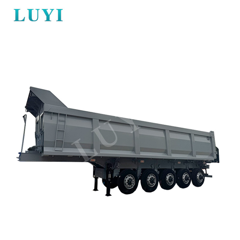 Achterkip-oplegger van 90 ton