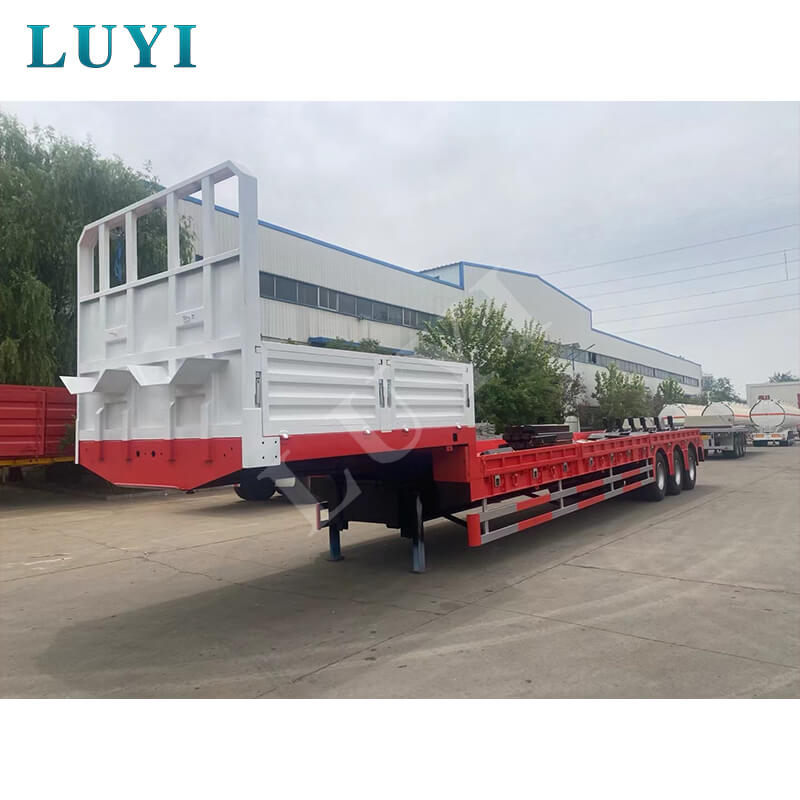 Boliviaanse handelaars inspecteren LUYI’s 40ft Flatbed Trailer Project om de internationale samenwerking te verdiepen