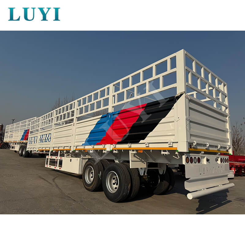 Hoge kwaliteit 30 ton 60 ton hoge hek oplegger te koop