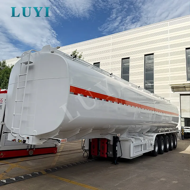70 CBM Five-Axle Carbon Steel Fuel Tank Semi-Trailer
