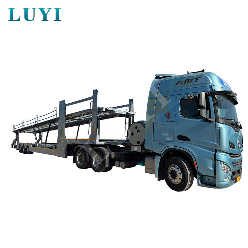 LUYI 2-assige 17 meter lifttype dubbeldekker autotransporter LUYI 2-assige 17 meter lifttype dubbeldekker autotransporter