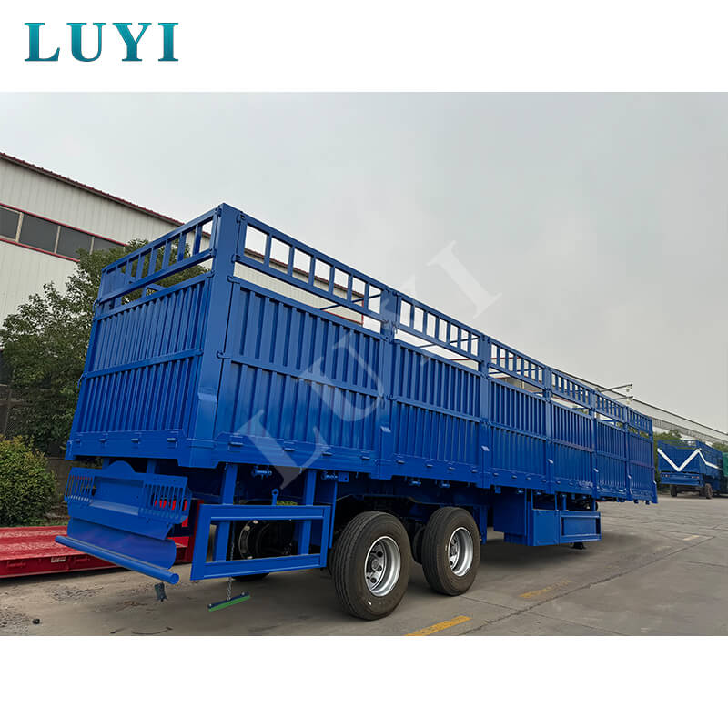 LUYI 2-assige 30-60 ton zijwandoplegger