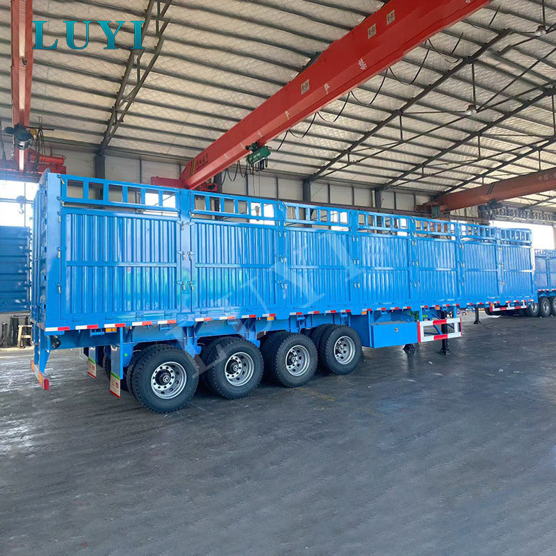 LUYI 3-assige zijwandtrailer: de keuze van de professional voor veilig bulkgoederenvervoer