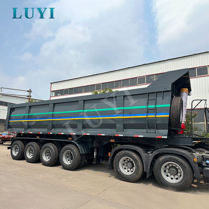 LUYI heavy-duty einddumptrailer: gebouwd voor meedogenloze prestaties