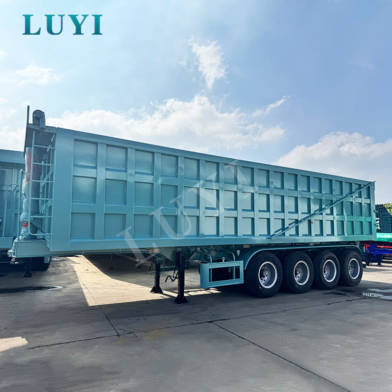 LUYI4-assige 80-tons achterkiepaanhangwagen