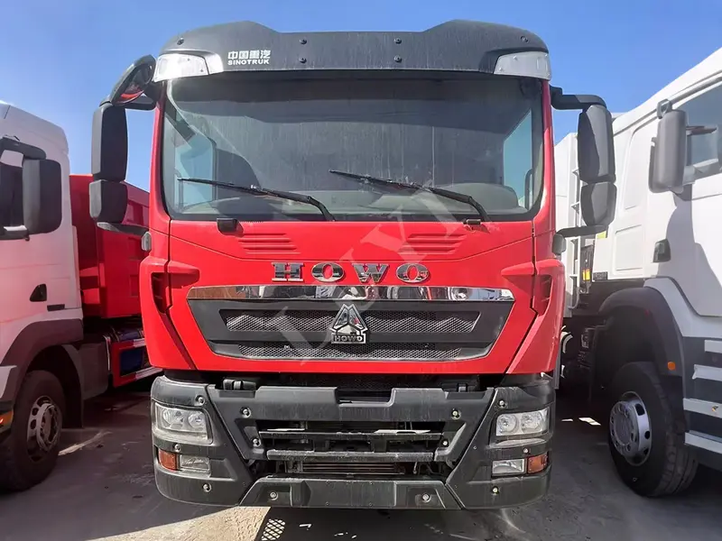 Red Howo Dump Truck