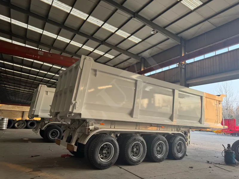 Transport 80 ton achterste semi-oplegger